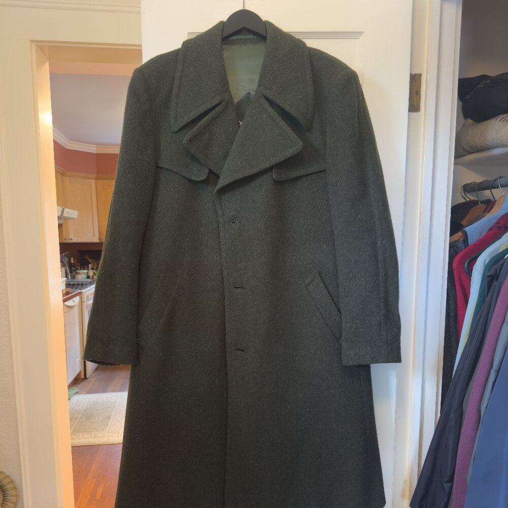 Green Wool Longcoat